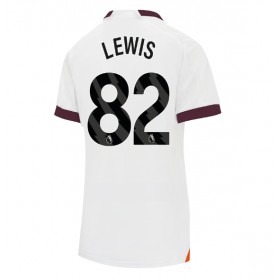 Manchester City Rico Lewis #82 Borta Kläder Dam 2023-24 Kortärmad